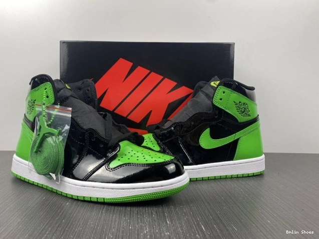 Bmlin Shoes Green Jordan 1 Pine OG Air High 555088-030 0626